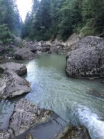 Unterhalb Tosbecken Speicher Bolgenach im Schonrevier
